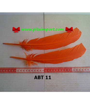Bulu Angsa Trapesium Orange (ABT 11)